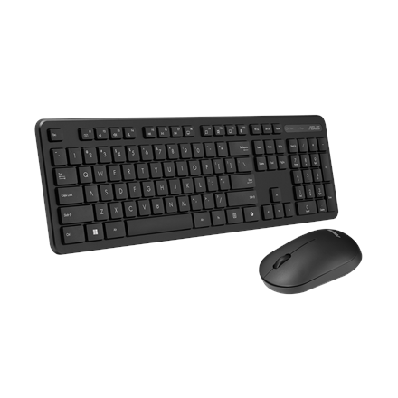 Asus CW100 | Keyboard and Mouse Set | Wireless | Russian | Black