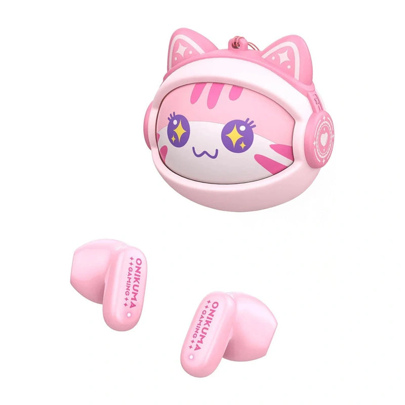TWS ONIUKMA TX603 headphones (pink) - Image 1