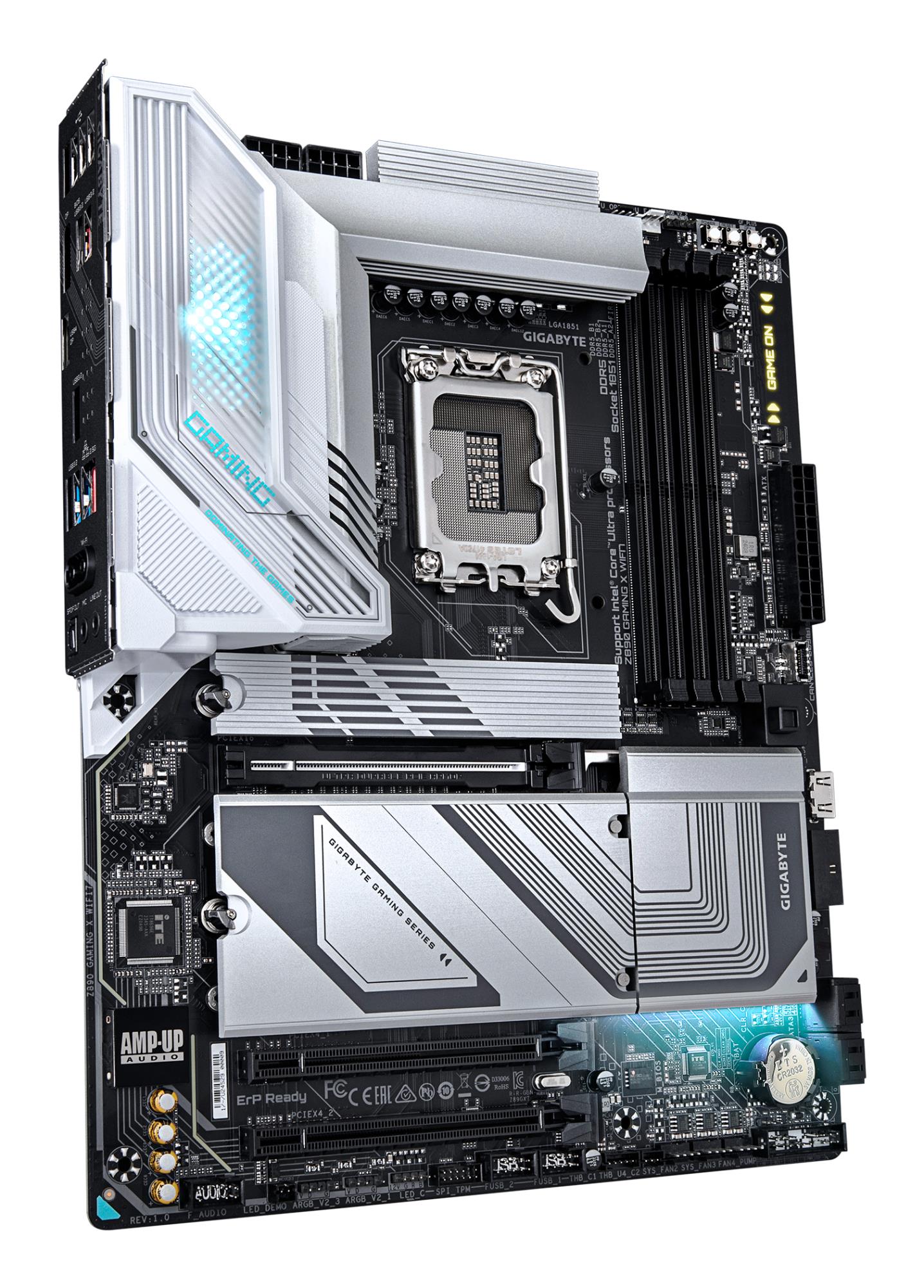 Mainboard GIGABYTE Intel Z890 LGA 1851 (Socket V1) ATX RAM DDR5-SDRAM 4xSlots Wi-Fi Yes Bluetooth Yes 1xPCI Express x16 slots 4xNumber of M.2 (M) slots Z890GAMINGXWIFI71.1