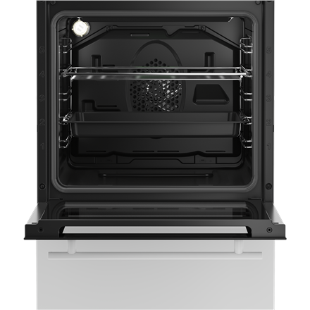 BEKO Cooker | FSM51339DWDS | Hob type Gas | Oven type Electric | White | Width 50 cm | Depth 60 cm | Grilling | LED | En