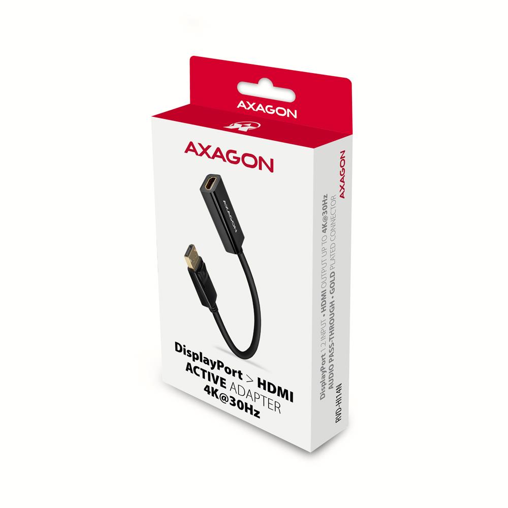 I/O ADAPTER DP TO HDMI/0.15M RVD-HI14N AXAGON