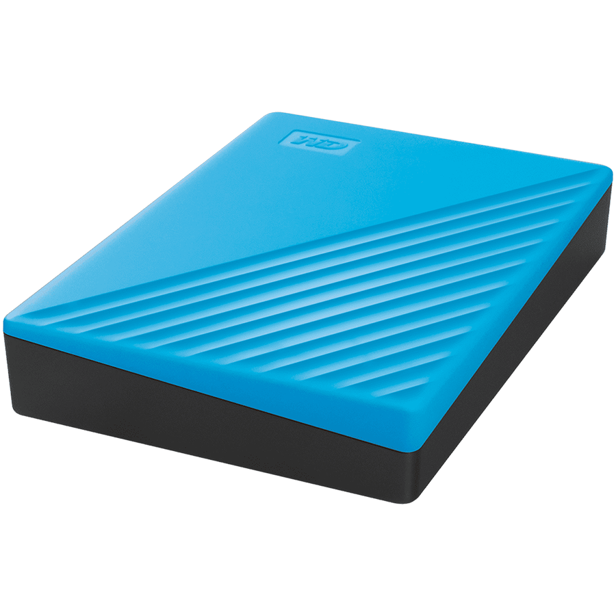 HDD External WD My Passport (4TB, USB 3.2) Blue — WESTERN DIGITAL