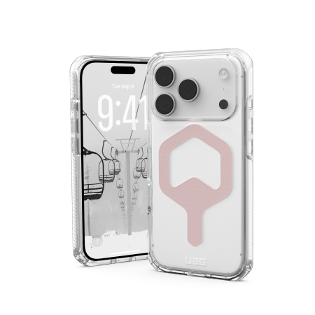UAG Plyo MagSafe Case for iPhone 17 Pro - Clear Pink