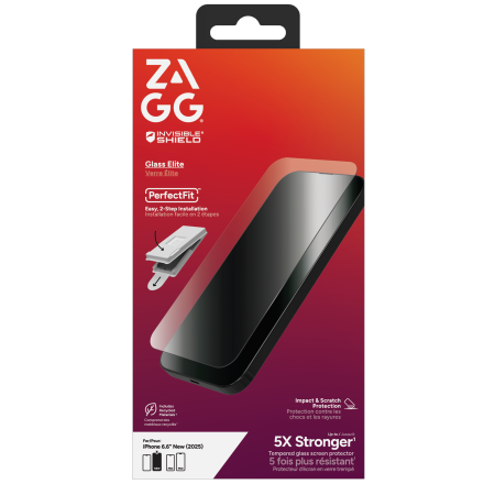 ZAGG Invisibleshield Glass Elite tempered glass for iPhone Air