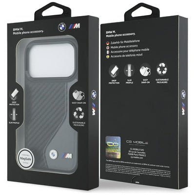 BMW M Carbon Logo MagSafe case for iPhone 17 Pro - graphite
