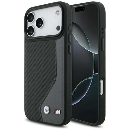 BMW M Carbon Logo MagSafe case for iPhone 17 Pro Max - graphite
