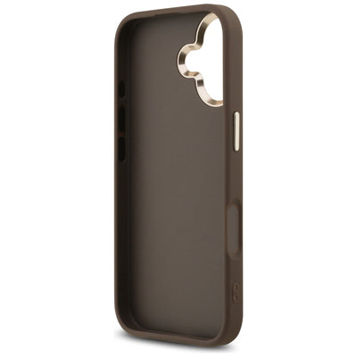 Guess 4G Big 4G Classic Logo Case for iPhone 17 - Brown and Gold
