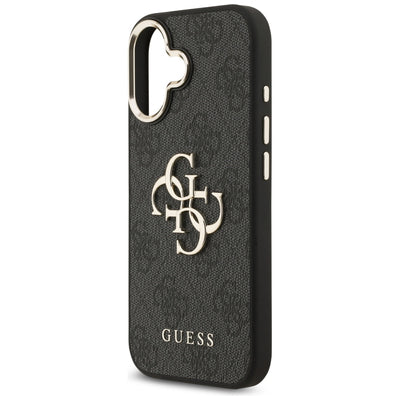 Guess 4G Big 4G Classic Logo Case for iPhone 17 - Black and Gold