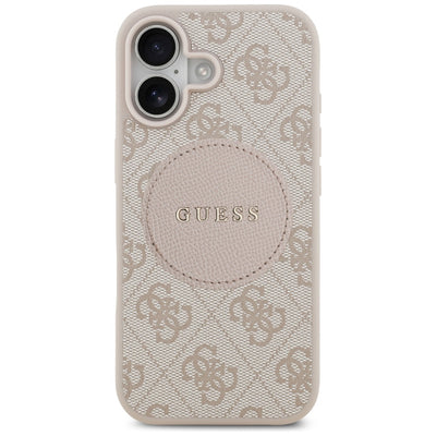 Guess 4G Circle Classic Logo MagSafe Case for iPhone 17 - Pink