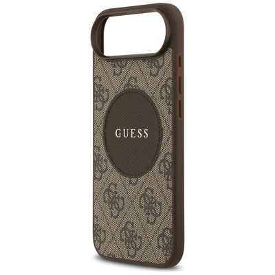 Guess 4G Circle Classic Logo MagSafe case for iPhone Air - brown