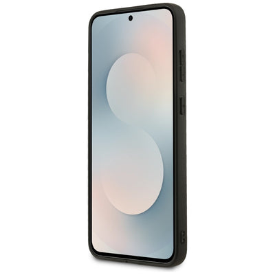 Guess 4G Ring Classic Logo MagSafe case for Samsung Galaxy S25 FE - brown