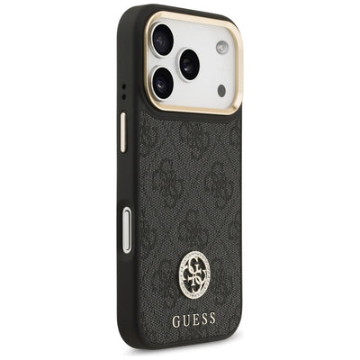 Guess 4G Strass Logo MagSafe case for iPhone 17 Pro - black