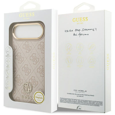 Guess 4G Strass Logo MagSafe Case for iPhone Air - Pink