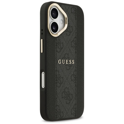 Guess 4G Stripe MagSafe case for iPhone 17 - black