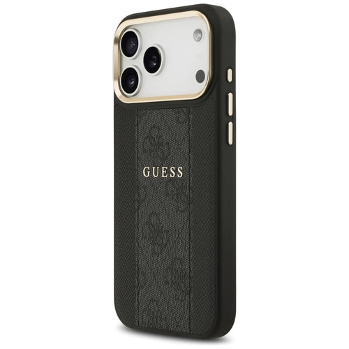Guess 4G Stripe MagSafe case for iPhone 17 Pro Max - black