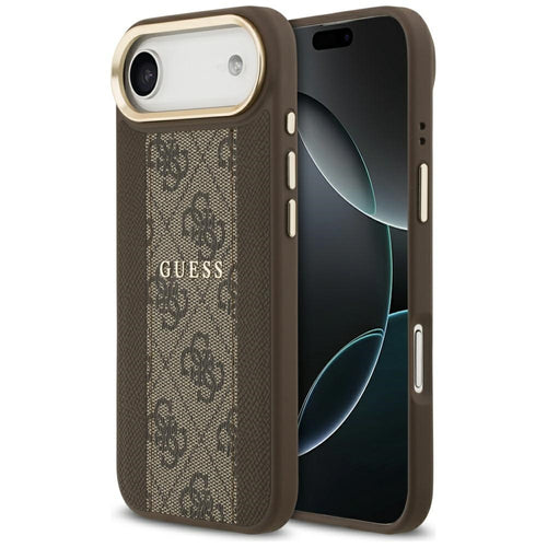 Guess 4G Stripe MagSafe case for iPhone Air - brown
