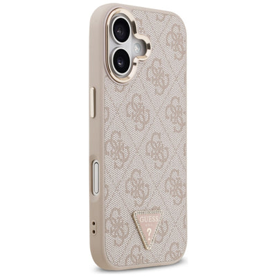Guess 4G Triangle Logo MagSafe Case for iPhone 17 - Rose Gold