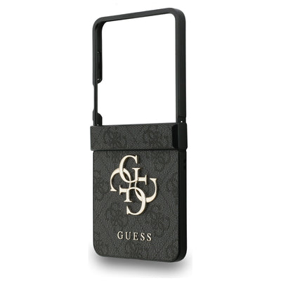Guess Big 4G Logo Classic Logo Case for Samsung Galaxy Z Flip 7 - Black