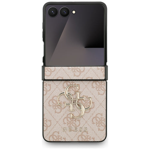 Guess Big 4G Logo Classic Logo Case for Samsung Galaxy Z Flip 7 - Pink