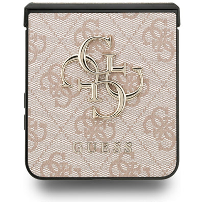 Guess Big 4G Logo Classic Logo Case for Samsung Galaxy Z Flip 7 - Pink