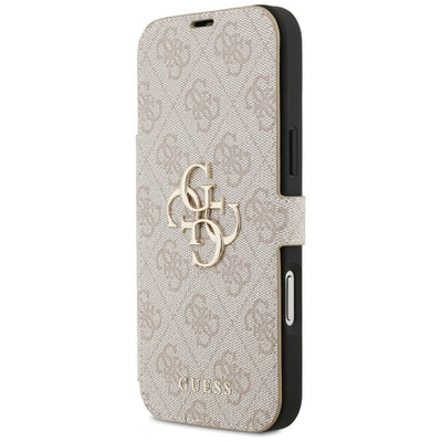 Guess Book 4G Metal Logo Case for iPhone 17 Pro Max - Pink