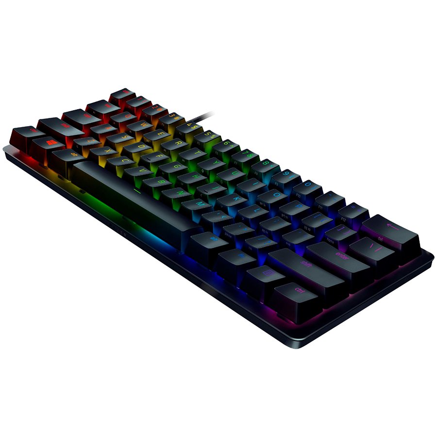 Razer Huntsman Mini (Red Switch), US Layout, Black, Razer Optical Switch, Razer Chroma customizable backlighting w/ 16.8 mill