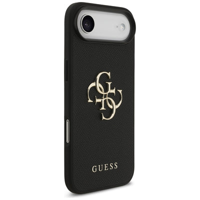 Guess Grained Big 4G & Classic Logo case for iPhone Air - black