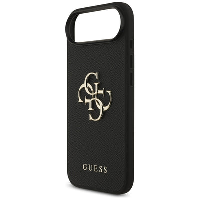 Guess Grained Big 4G & Classic Logo case for iPhone Air - black