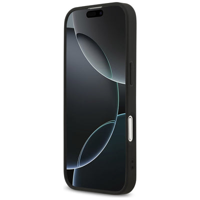 Guess Saffiano Classic Logo MagSafe case for iPhone 17 - black