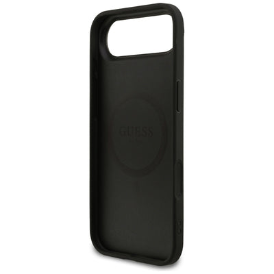 Guess Saffiano Classic Logo MagSafe case for iPhone Air - black