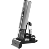 Prestigio Garda, smart wine opener, simple operation with 2 buttons, aerator, vacuum stopper preserver, foil cutter, opens up