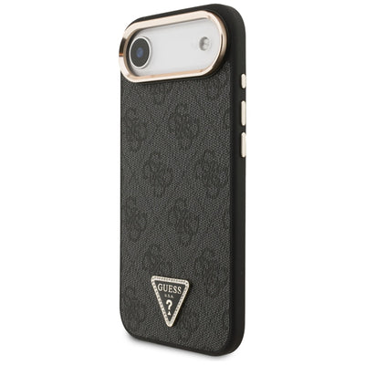 Guess 4G Triangle Logo MagSafe case for iPhone Air - black and gold