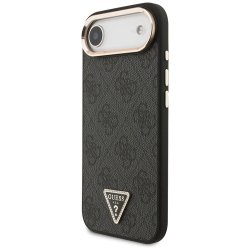 Guess 4G Triangle Logo MagSafe case for iPhone Air - black and gold