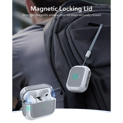 ESR Orbit HaloLock MagSafe case for AirPods Pro 3 - white