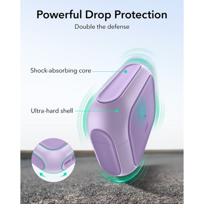 ESR Orbit Halolock MagSafe case for AirPods Pro - purple