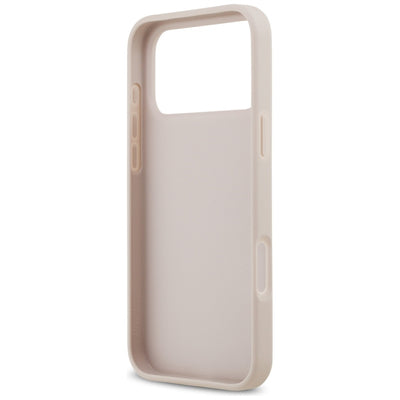 Guess 4G Nauble Card Triangle Case for iPhone 17 Pro Max - Pink