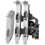 PCI-Express card with four serial ports 250 kbps — AXAGON