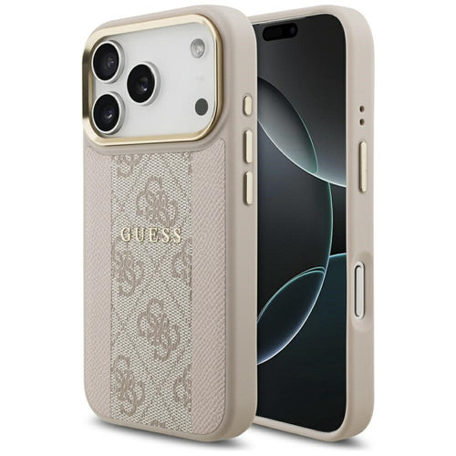 Guess 4G Stripe MagSafe Case for iPhone 17 Pro - Pink