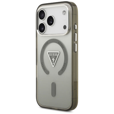 Guess IML Gradient Triangle Logo MagSafe Case for iPhone 17 Pro - Green