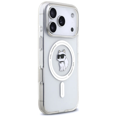 Karl Lagerfeld IML Choupette MagSafe Case for iPhone 17 Pro - Clear