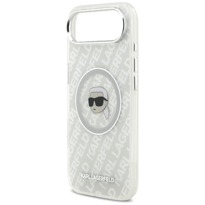 Karl Lagerfeld IML Karl Head Logo MagSafe iPhone Air Case - Gray