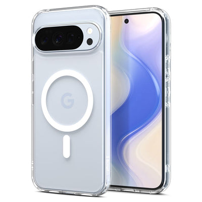 Spigen Ultra Hybrid Mag MagSafe Case for Google Pixel 10 Pro XL - Clear and White