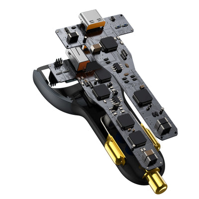 Baseus TZCCZM-0G USB-A / USB-C car charger 160W PPS / QC 5 / PD - gray