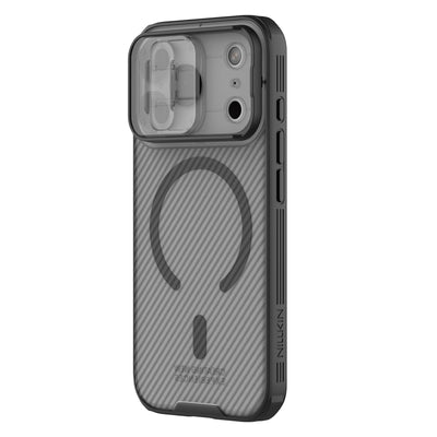 CamShield Pro Magnetic Case IP17 Pro Transparent black — Nillkin