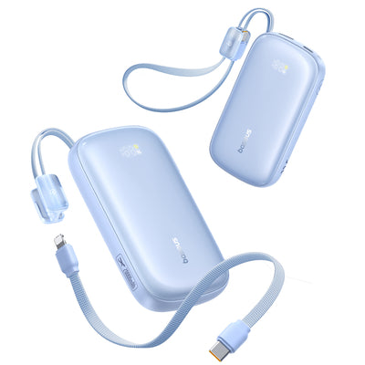 Baseus EnerFill FC21 Qpow 3 Ultra 20000mAh 22.5W Powerbank with Display and Cable Included - Blue