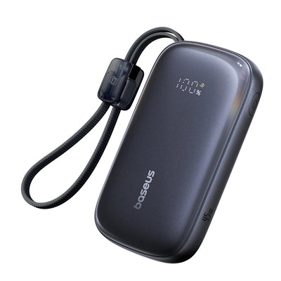 Baseus EnerFill FC21 Qpow 3 Ultra 20000mAh 45W Power Bank with Digital Display and Included Cable - Black