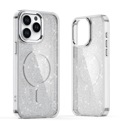 Glitter Case for Samsung Galaxy S26, MagSafe Compatible - White — Hurtel