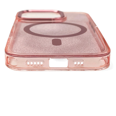 Glitter Case for Samsung Galaxy S26/S26 Pro Compatible with MagSafe - Pink — Hurtel