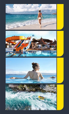 Baseus universal waterproof cover phone case (max 7.2'') for swimming pool IPX8 white (ACFSD-D02)