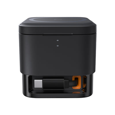 Baseus BS-W531 MagSafe / Qi USB-C 20W 2-in-1 Wireless Charger - Black